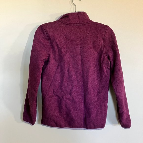 L.L bean purple sweater fleece pullover size small - Picture 2 of 6